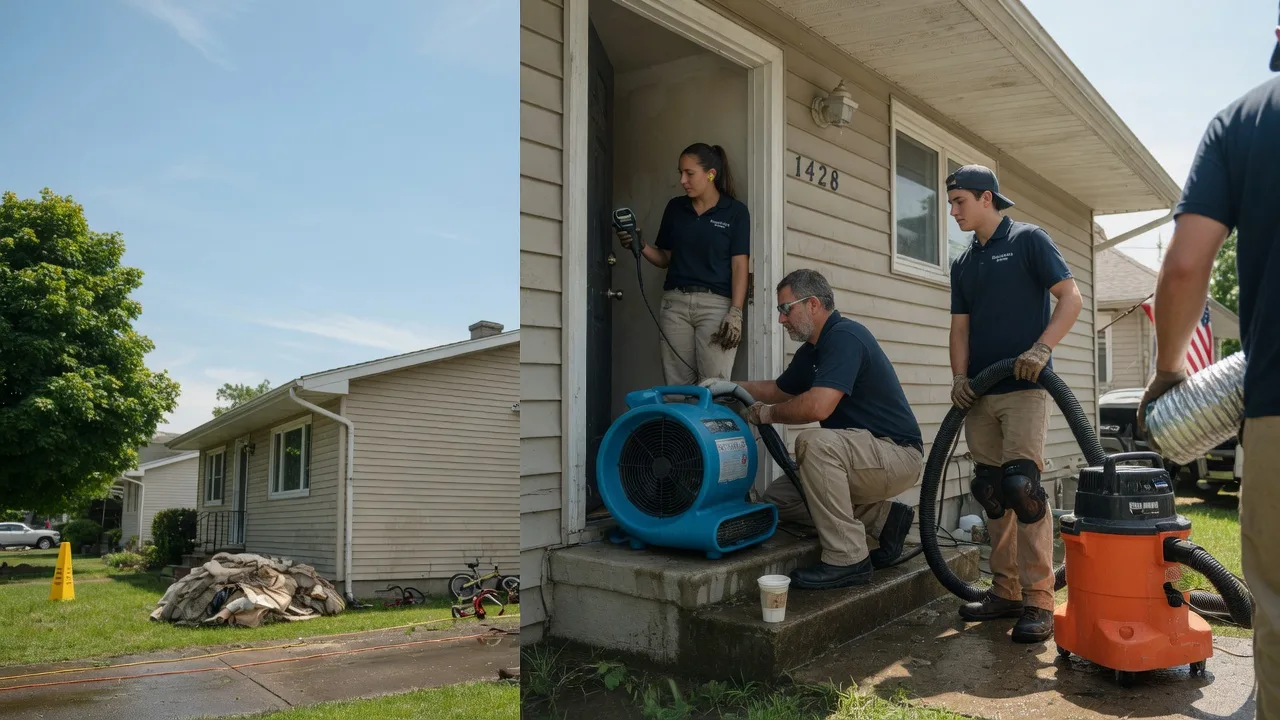 Water Damage Restoration in Hebron, IN near me